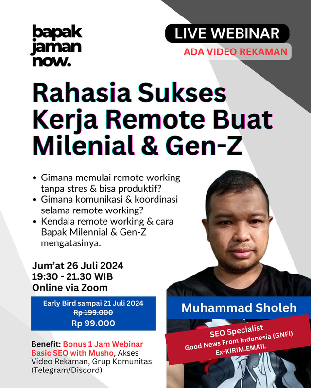 Highlight image 1 for Rahasia Sukses Kerja Remote Buat Milenial & Gen-Z