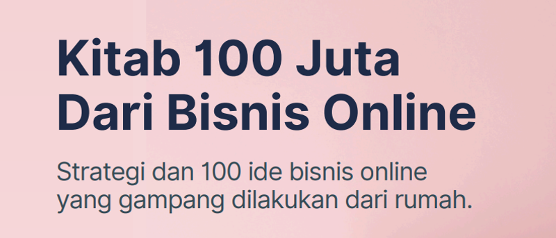 Highlight image for KITAB 100 JUTA DARI BISNIS ONLINE
