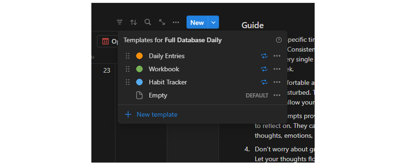 Highlight image for [Notion Template] Daily Journaling Prompts: : Build Habits, Reflect, Mindful