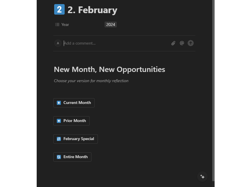 Highlight image for [Notion Template] Monthly Journaling Prompts: : Goal Setting, Reflection