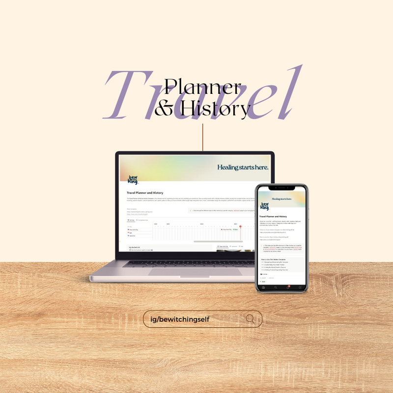 Highlight image for [Notion Template] Travel Planner and History: Itinerary, Packing, Bucket List