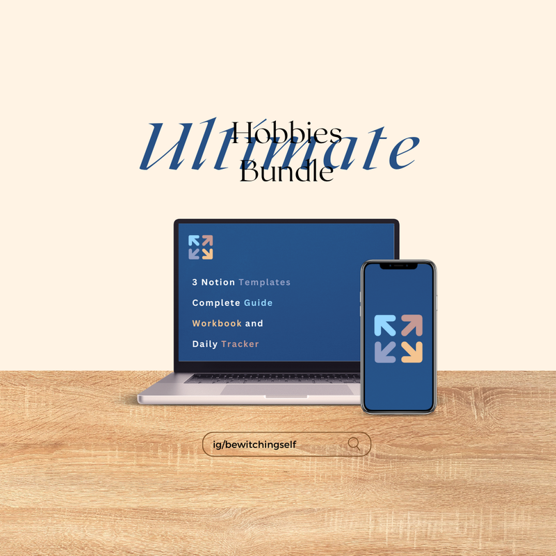 Highlight image 1 for [Notion Template] Complete Hobbies Bundle: Content Planning, Reading and Media Tracker, Travel Itinerary and Wishlist 