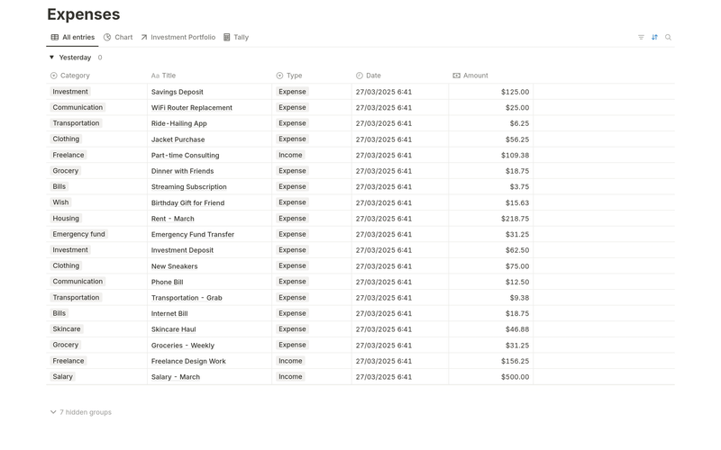 Highlight image 6 for [Notion Template] The Ultimate Freelance OS - Business and Gig Hub