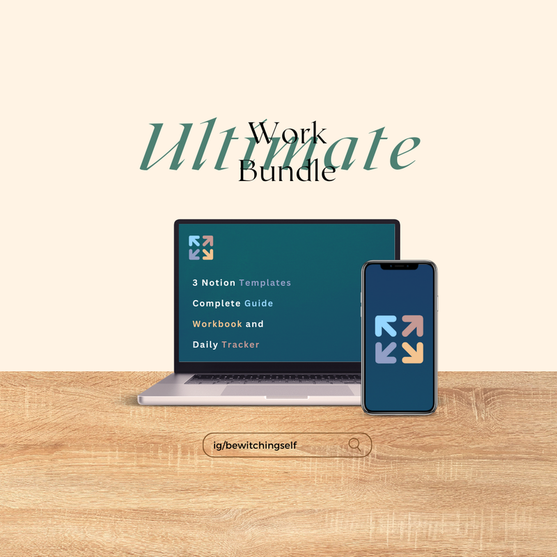 Highlight image 1 for [Notion Template] Work and Career Kit Bundle – Job Tracker, Project Portfolio & Freelance Hub