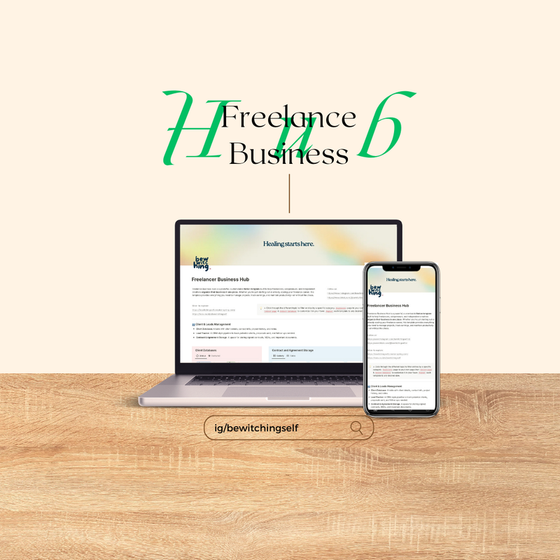 Highlight image 2 for [Notion Template] Work and Career Kit Bundle – Job Tracker, Project Portfolio & Freelance Hub