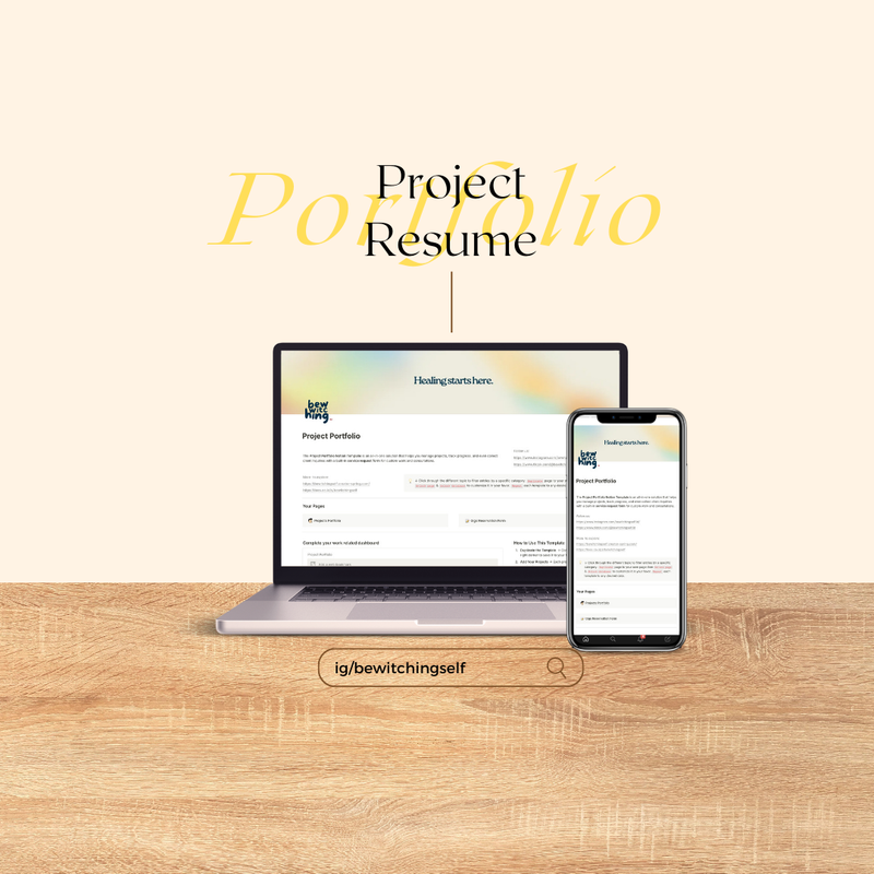 Highlight image 4 for [Notion Template] Work and Career Kit Bundle – Job Tracker, Project Portfolio & Freelance Hub