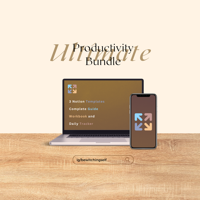 Highlight image 1 for [Notion Template] Complete Productivity Bundle – Project Manager, Study Tracker & Task System