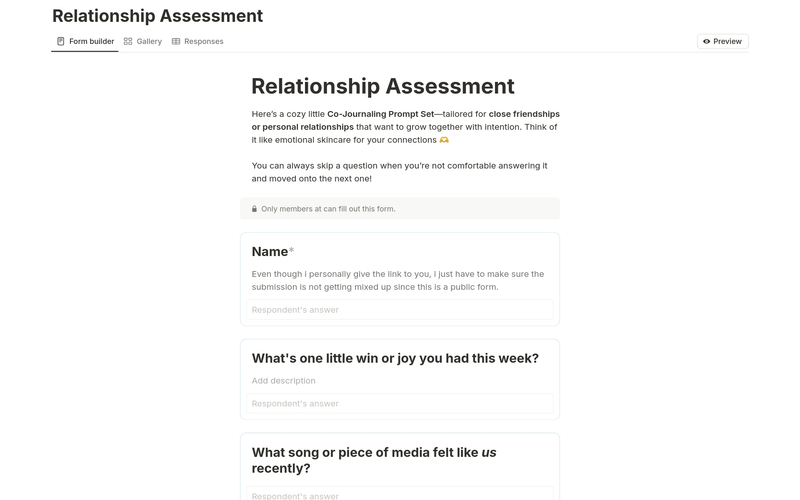 Highlight image 4 for [Notion Template ] Relationship Reflection & Compatibility Journal – Guided Prompts, Birth Chart Sync & Co-Journaling 