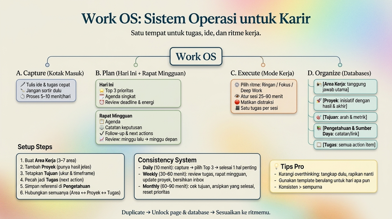 Highlight image for [Notion Template 2026] Work OS — Sistem Produktivitas All-in-One untuk Tugas, Proyek & Fokus
