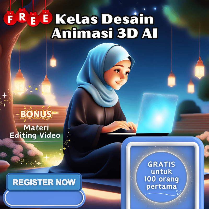 Highlight image 1 for Kelas Desain Animasi AI & Editing Video