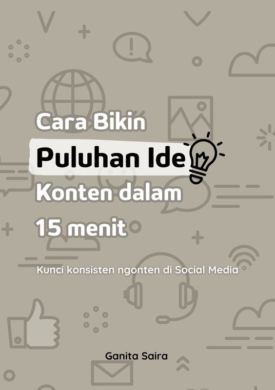 Highlight image for Ebook: Cara Bikin Puluhan Ide Konten dalam 15 Menit