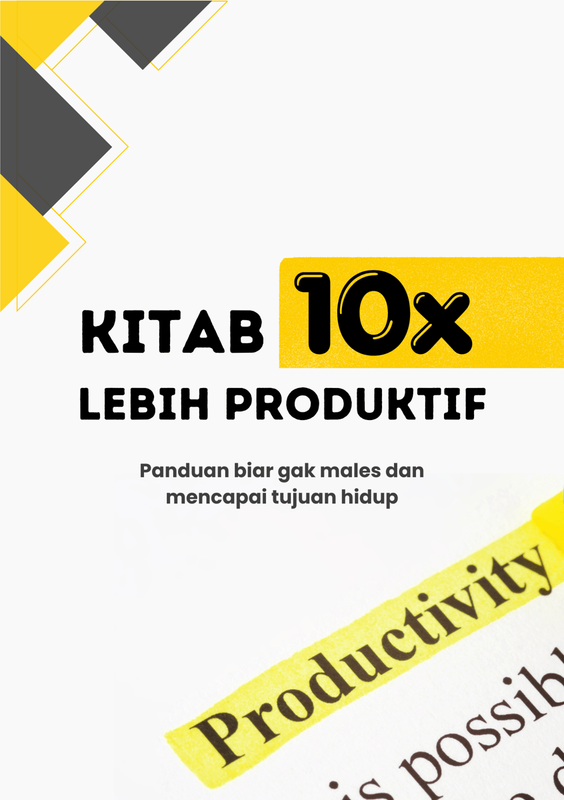 Highlight image for E-book: Kitab 10x Lebih Produktif