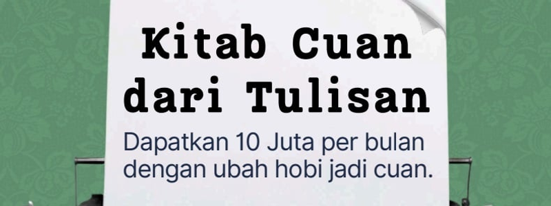 Highlight image for Kitab Cuan Dari Tulisan