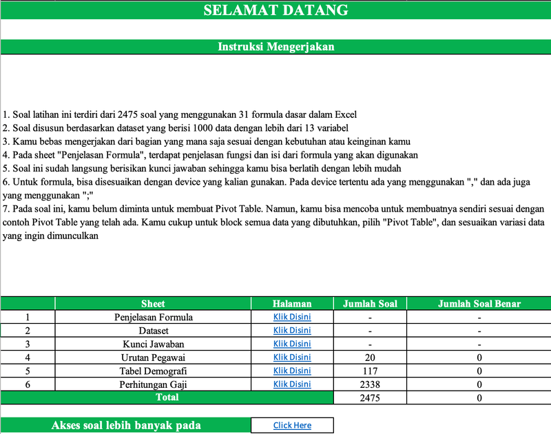 Highlight image for Jago Excel Kit: 3000+ Soal Latihan Excel & E-Book 239 Shortcuts Excel