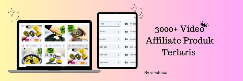 Highlight image 1 for WAW!! 3000+ Video Affiliate Produk Terlaris