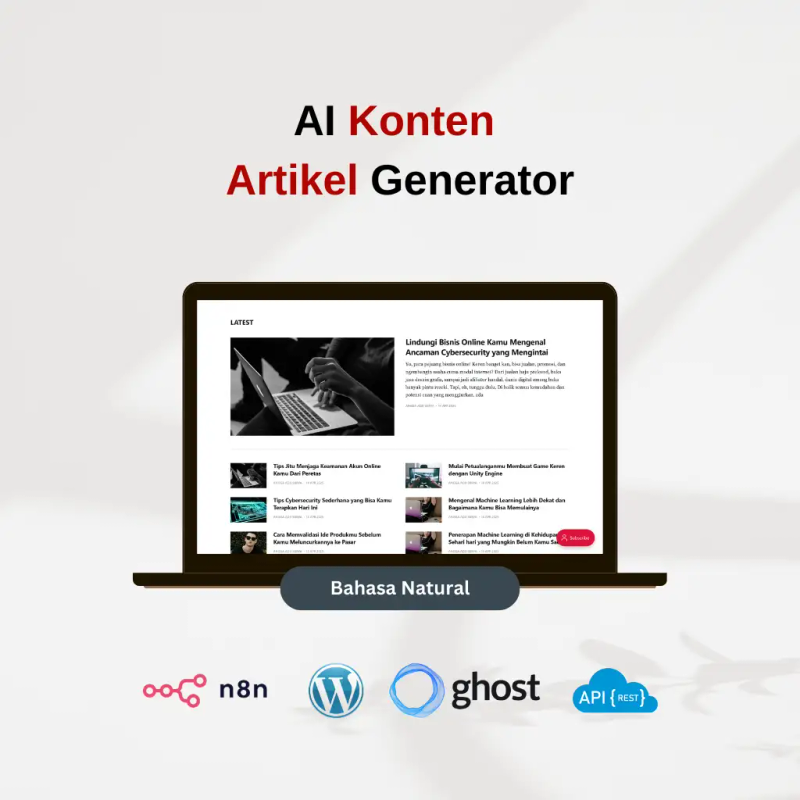Highlight image 2 for n8n AI Agent -  Content Article Generator