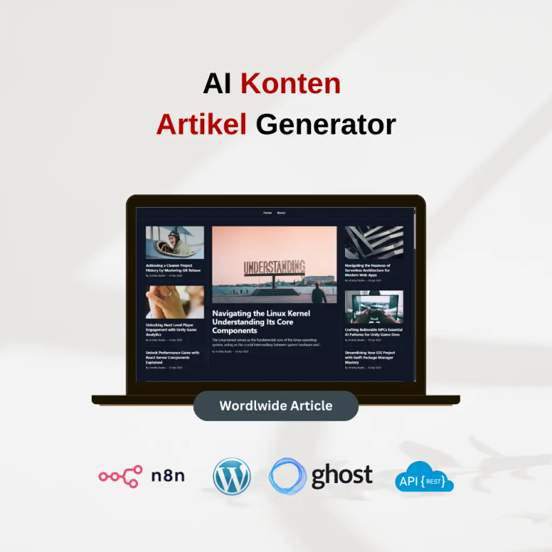 Highlight image 3 for n8n AI Agent -  Content Article Generator