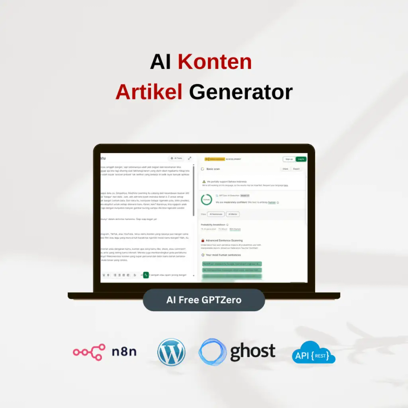 Highlight image 5 for n8n AI Agent -  Content Article Generator