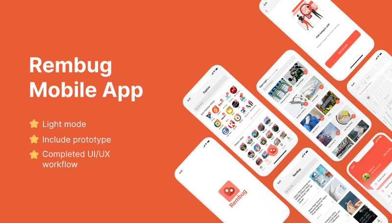Highlight image for UI Kit: Rembug App