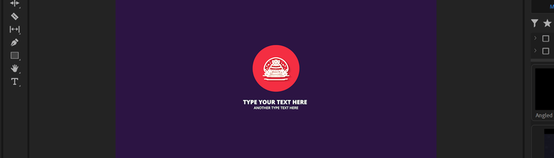 Highlight image for Motion Logo Opener Red and Purple Template Free