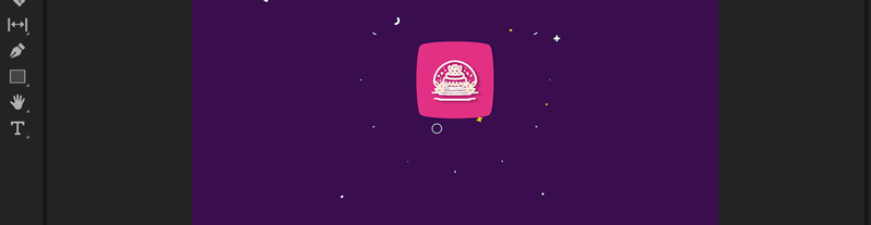 Highlight image 2 for Motion Logo Purple Square Template Free