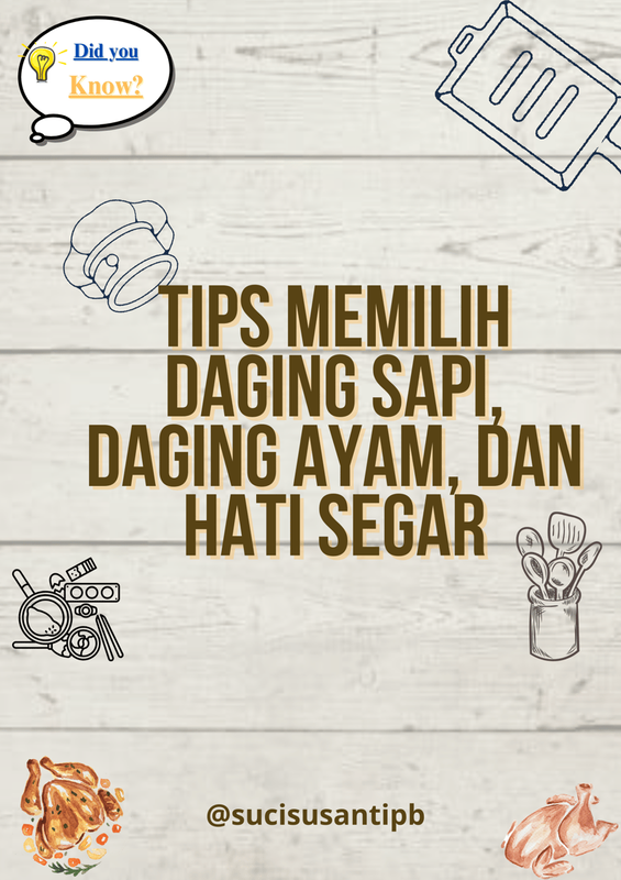 Highlight image for Tips memilih daging sapi, daging ayam, dan hati segar