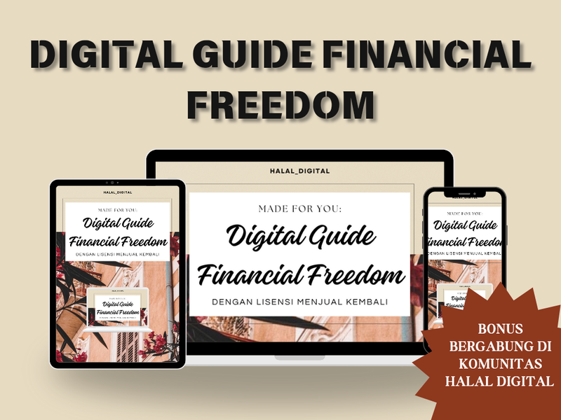 Highlight image for Digital Guide Financial Freedom (dengan hak jual kembali)
