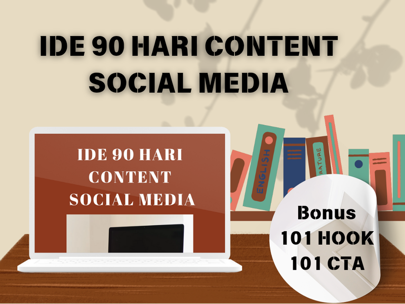 Highlight image for Ide 90 hari content social media (dengan lisensi jual kembali)