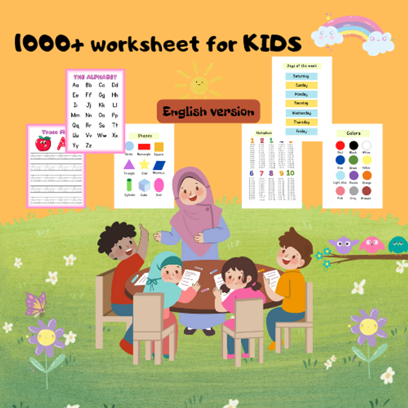 Highlight image 1 for 1000+ Worksheet for preschool (English version)