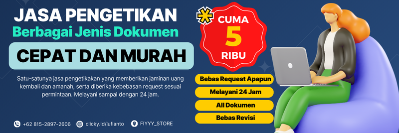 Highlight image 1 for Jasa Pengetikan Profesional Berbagai Jenis Dokumen CEPAT dan MURAH