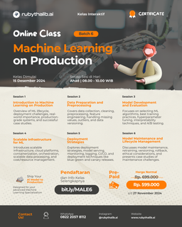 image for Machine Learning on Production - Batch 6 button