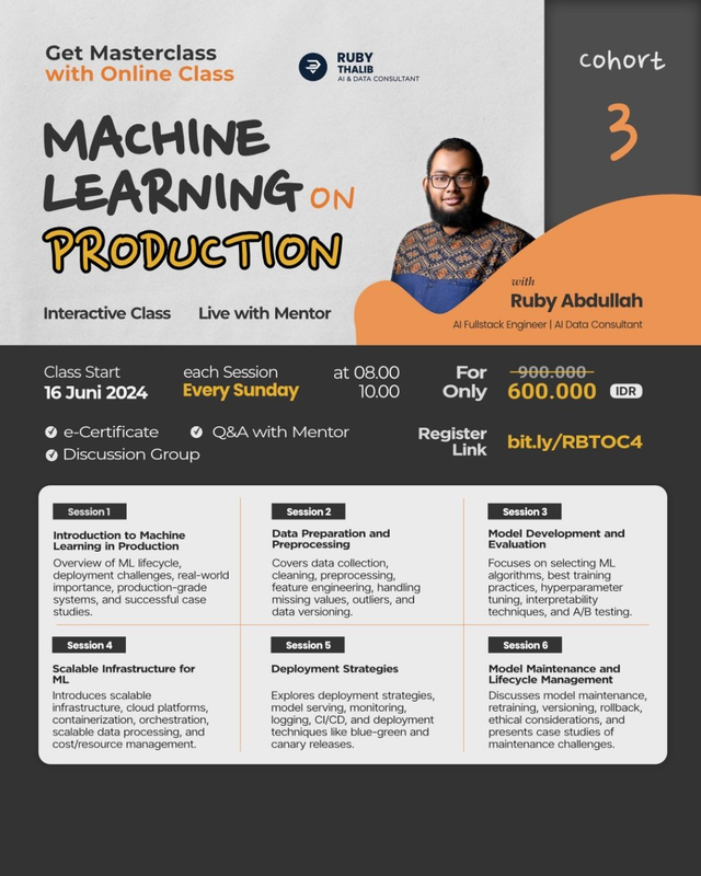Highlight image 1 for Online Class Machine Learning on Production Cohort 3