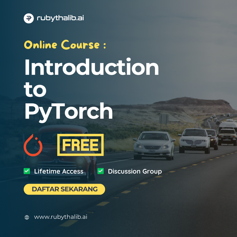 Highlight image for [FREE] Online Course : Introduction to PyTorch