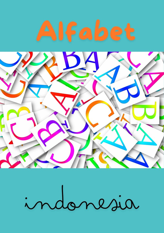 Highlight image 1 for Printable Poster Alfabet Indonesia