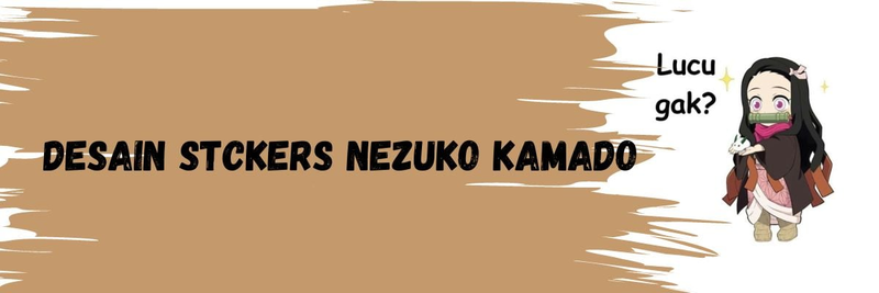 Highlight image for Desain Stickers WA Nezuko Kamado untuk menambah koleksimu