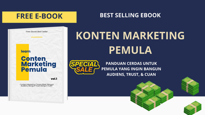 image for 🔥 BEST SELLER FREE E-BOOK: Konten Marketing untuk Pemula button