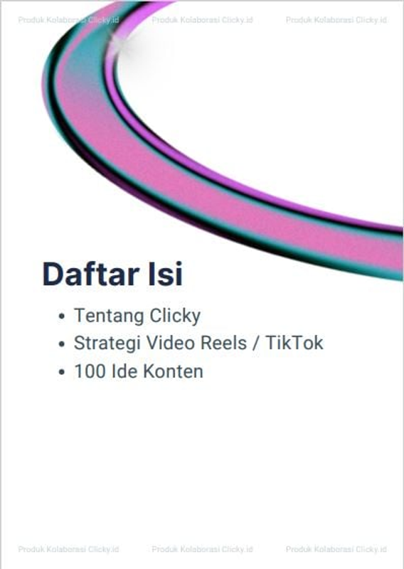 Highlight image for Ebook Kitab Konten TikTok & Reels