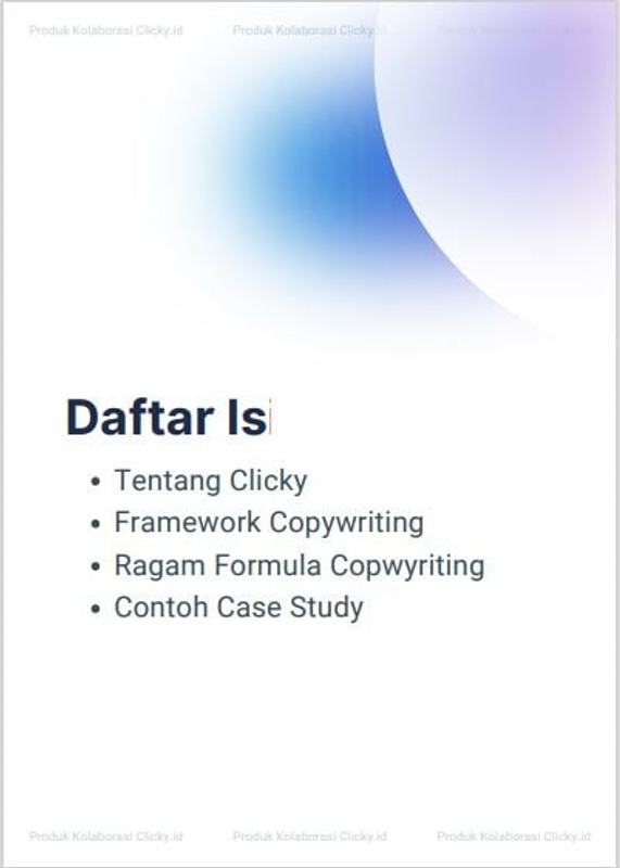 Highlight image for Ebook Kitab Copywriting