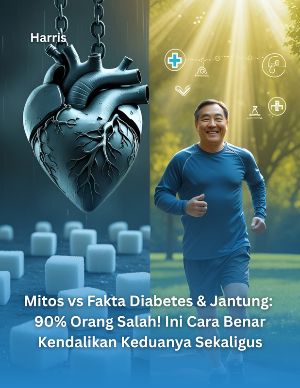Highlight image for MITOS vs FAKTA Diabetes & Jantung: 90% Orang Salah! Ini Cara Benar Kendalikan Keduanya Sekaligus - Tanpa Stres & Ribet!