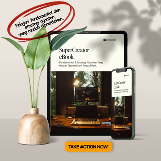 image for Super Creator eBook - Fundamental & Strategi Ngonten Mudah Dipraktekan Tanpa Ribet. button