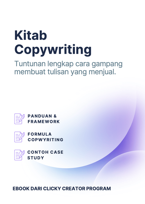 Highlight image for E-Book "Kitab Copywriting Agar Tulisan Menjual"