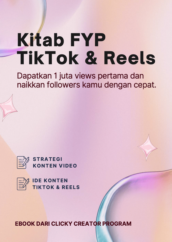 Highlight image for E-Book "Kitab FYP: Strategi Ampuh Dapatkan 1 Juta Views di TikTok & Reels!"