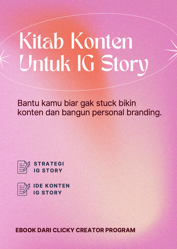 Highlight image for E-Book "Kitab Konten IG Story: Rahasia Sukses Personal Branding"