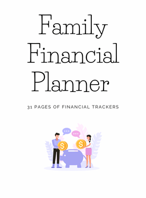 image for Family Financial Planner (Editable Canva) button