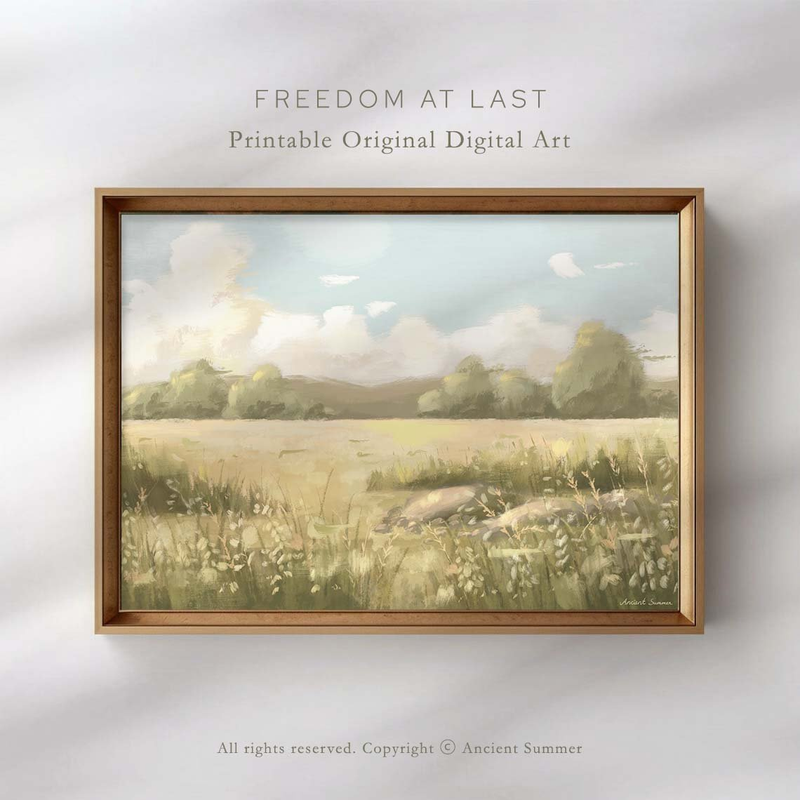 Highlight image for Freedom at Last | Printable Wall Art | Suitable for A2 - A3 - A4 Paper Sizes (Digital Download)