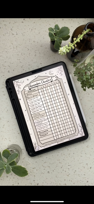 Highlight image for Ramadhan Planner | Printable Ramadhan Checklist
