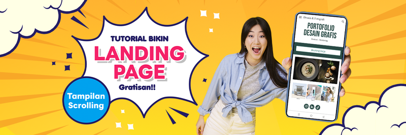 Highlight image for Bikin Landing Page Tanpa Domain & Hosting