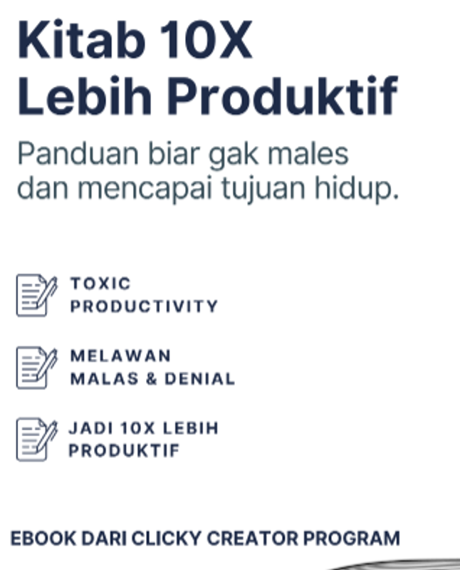 Highlight image for Kitab 10X Lebih Produktif