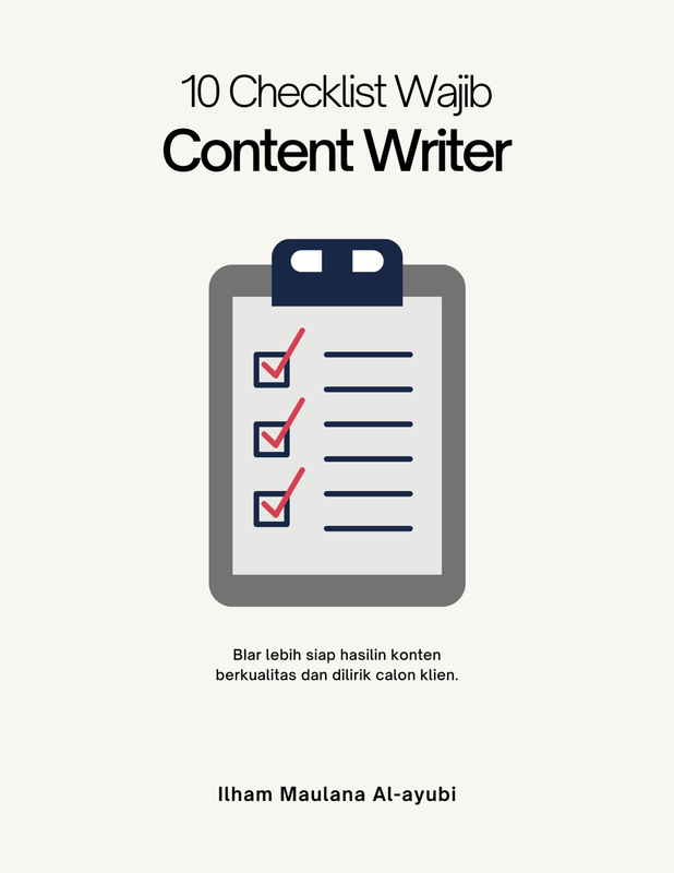 Highlight image for [FREE] 10 Checklist Wajib Content Writer