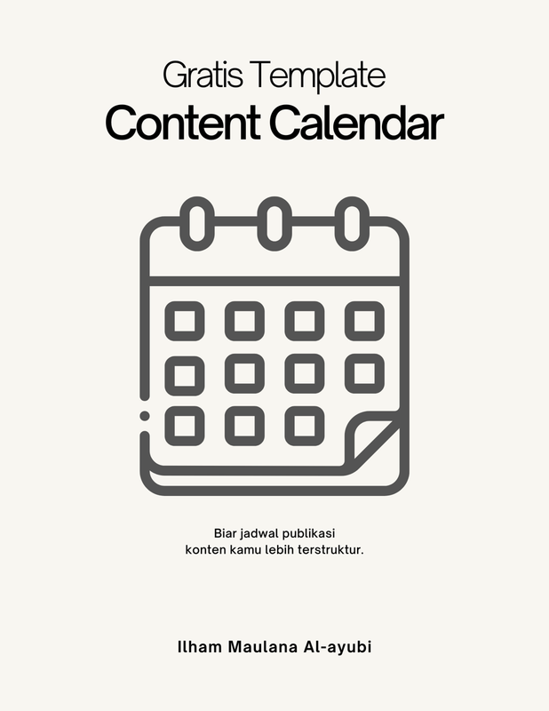 Highlight image for [FREE] Template Content Calendar